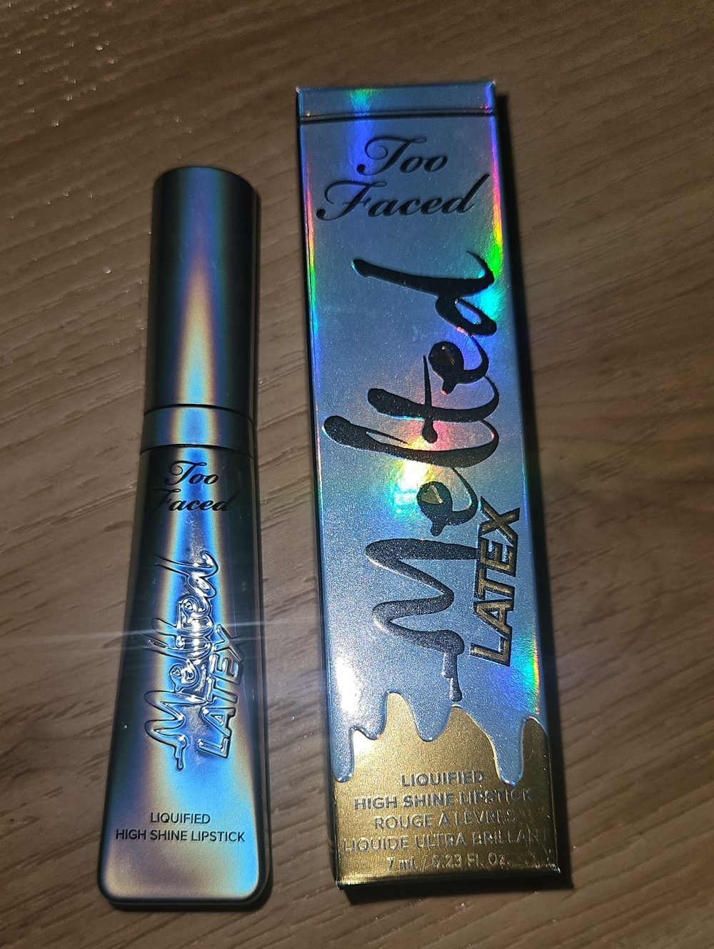 Too Faced Melted Latex High Shine Lipstick - Holographic Silver